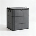 High-Capacity Fabric Organizer Bag with Zipper for Home & Moving