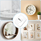 40-Piece Self-Adhesive Wall Frame Hooks