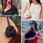 Realistic cat bag- Handbag